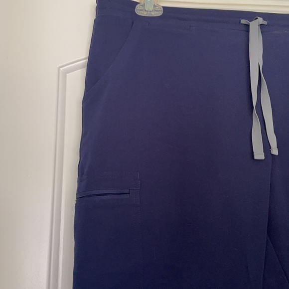Figs Pisco Navy Blue Scrub Pants Sz L - Picture 7 of 10